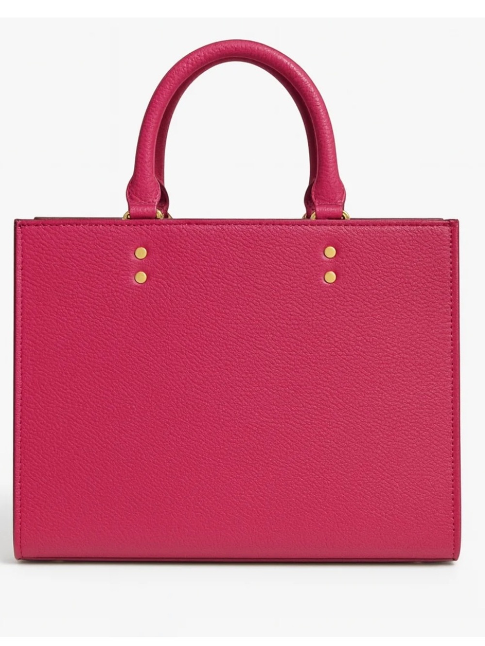 Structured Satchel Tote in Hot Pink - Classic Women's Satchel